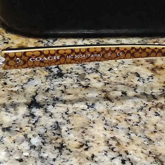 Coach HC 5054 Faina 9187 Eyeglasses Satin Brown Tortoise Gold 49-17-135 w/ Case - Picture 6 of 11
